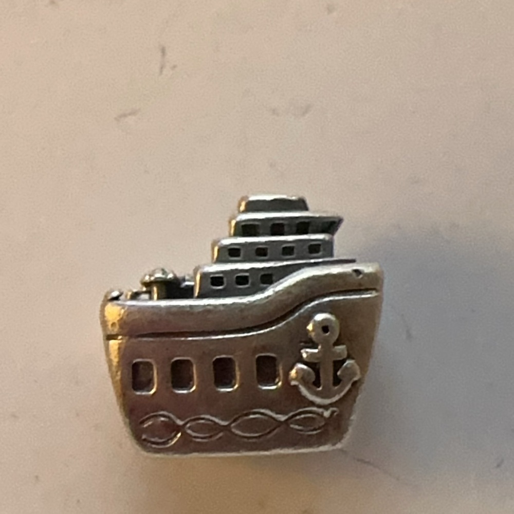 Pandora All Aboard Cruise Ship Charm solid 925 silver